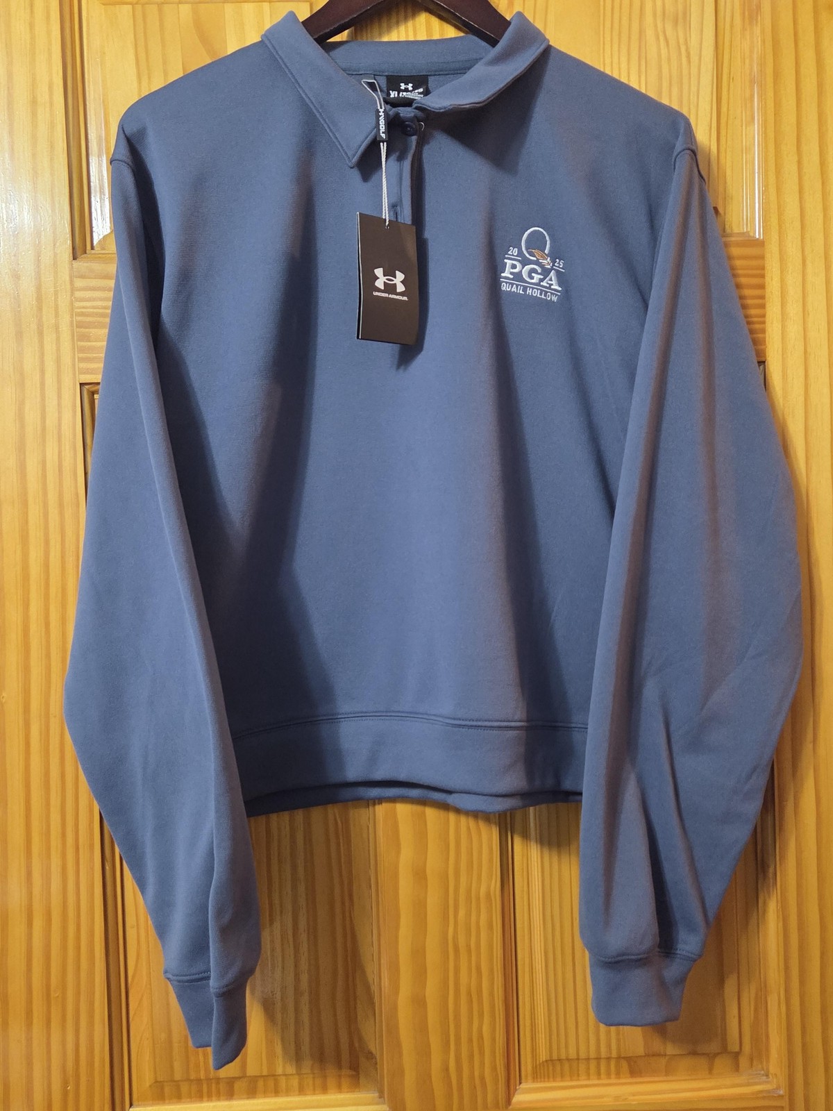 2025 PGA Championship Quail Hollow Sweatshirt Womens XL Under Armour Golf NWT