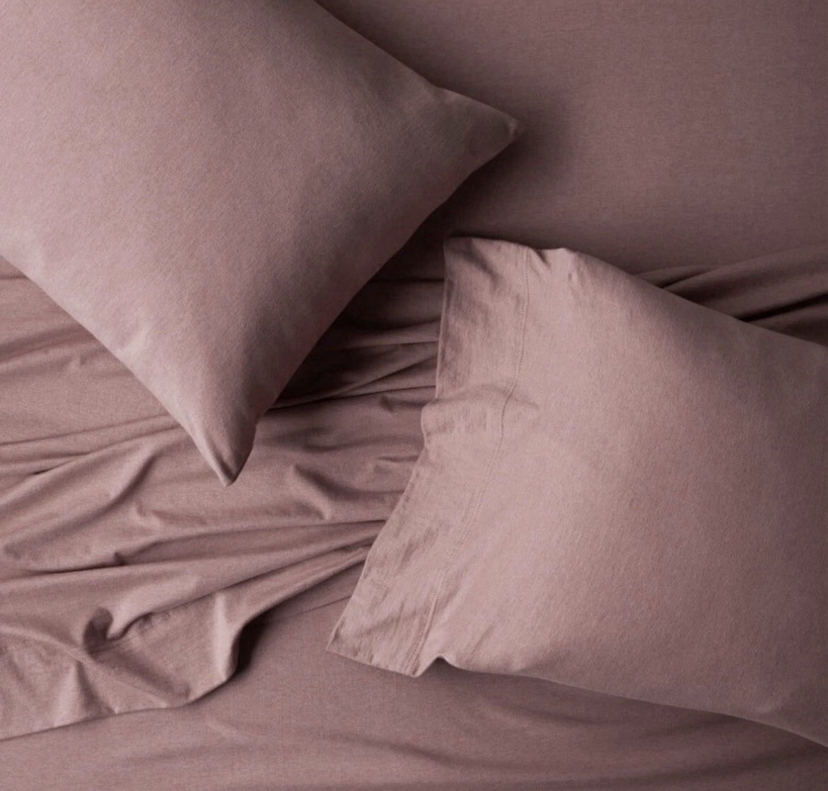 King Jersey Sheet Set Rose - Casaluna
