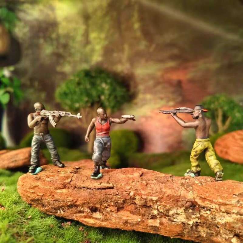 Special Edition 1/64 Scale Terrorists Miniature Soldier Figures Collection