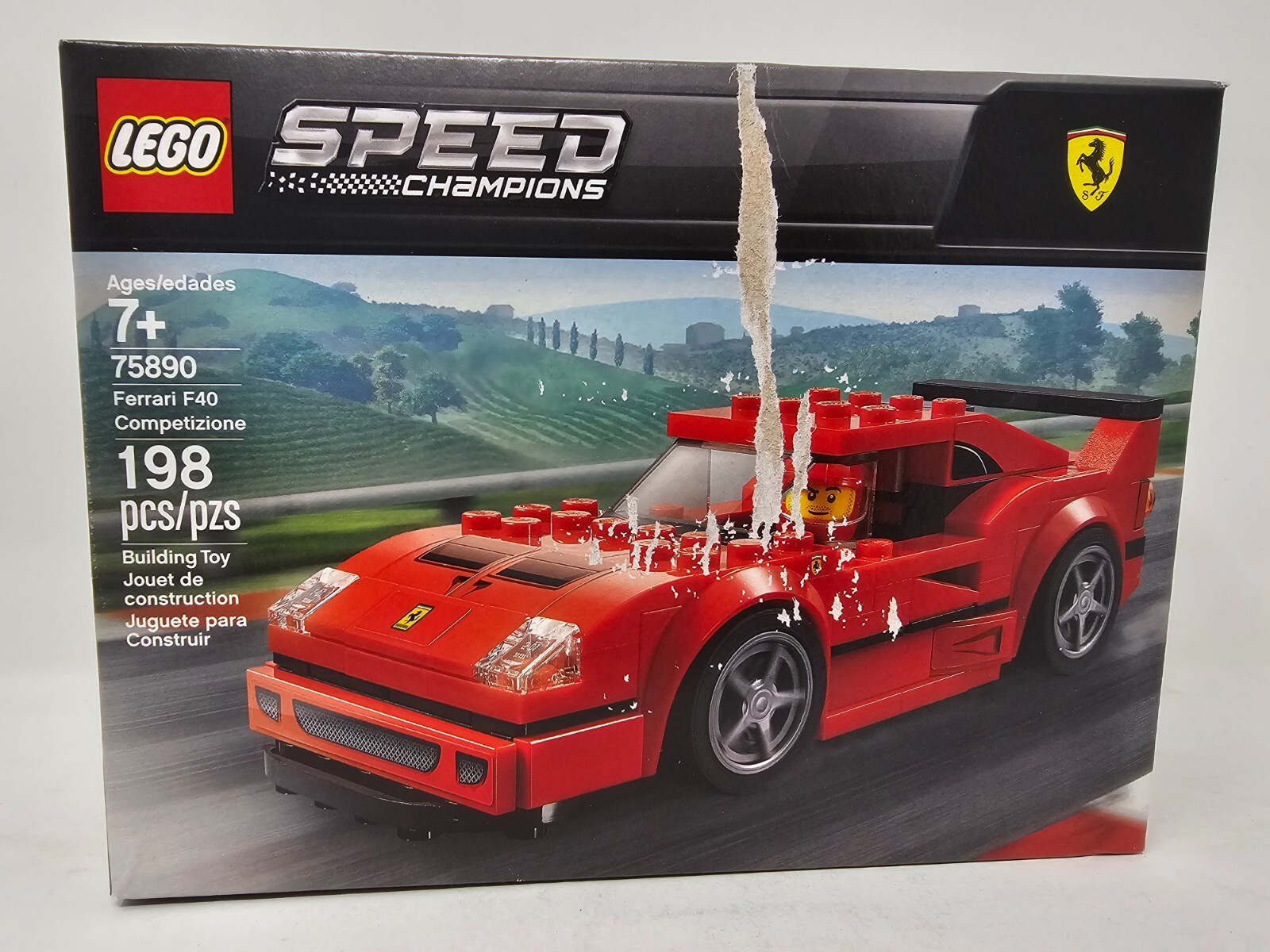 LEGO Speed Champions Ferrari F40 Competizione 75890 New & Sealed in Damaged Box