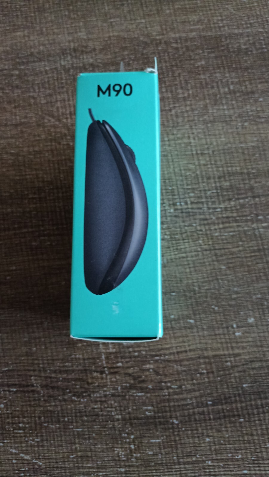 USB Mouse Wired, Black, Rubber scroller, 1 M length, Plug And Play, 3 buttons