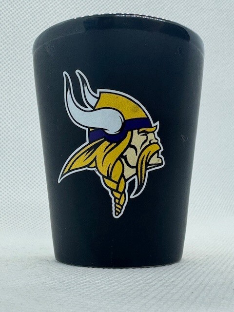 Minnesota Vikings Black Standard Shot Glass