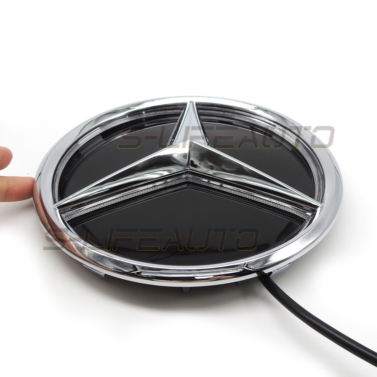 Fits Mercedes-Benz E200 E260 E300 E350 E400 16-20 Led Grill Emblem Logo Light