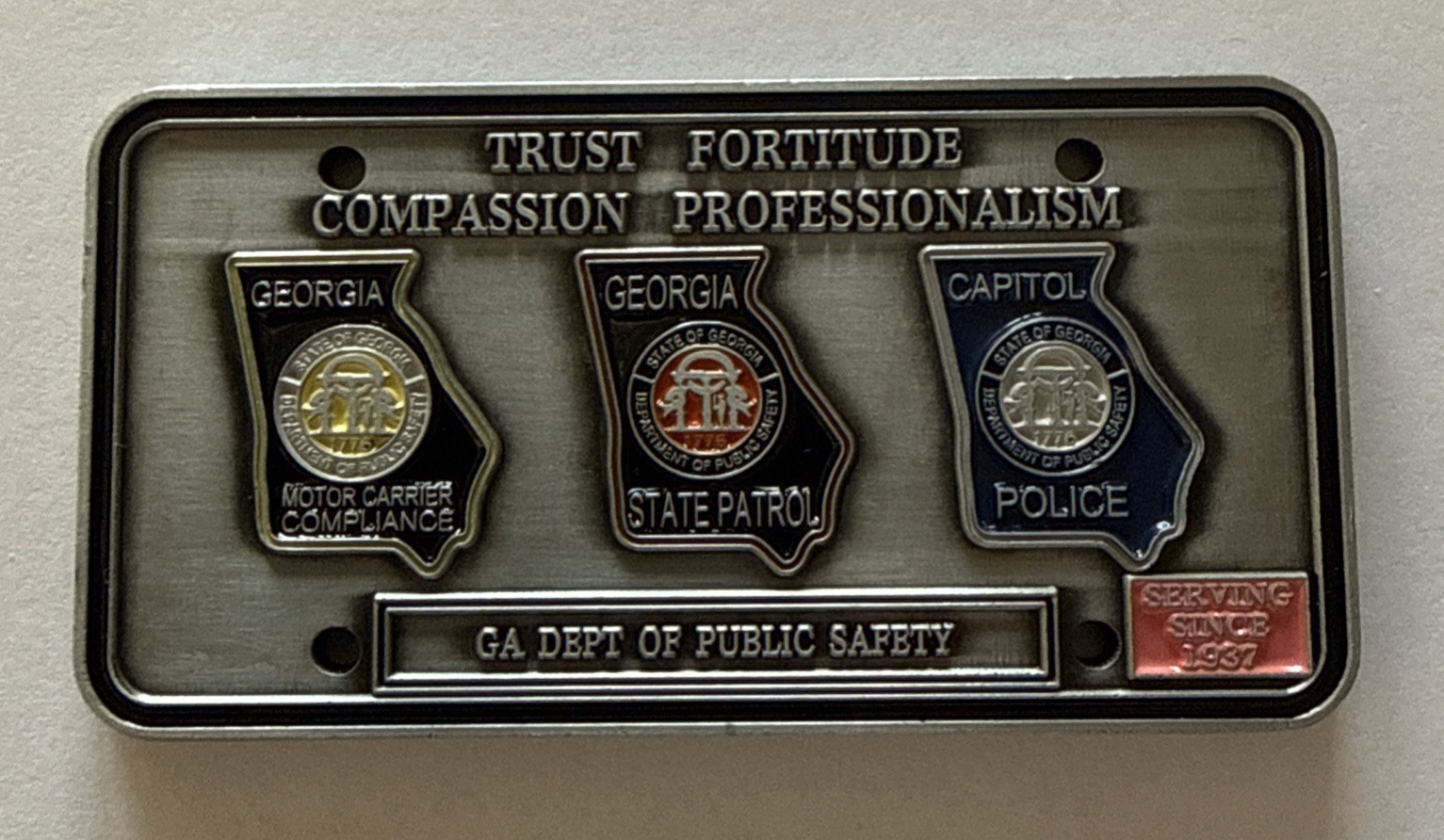 Georgia  State Patrol / Capitol Police Challenge Coin