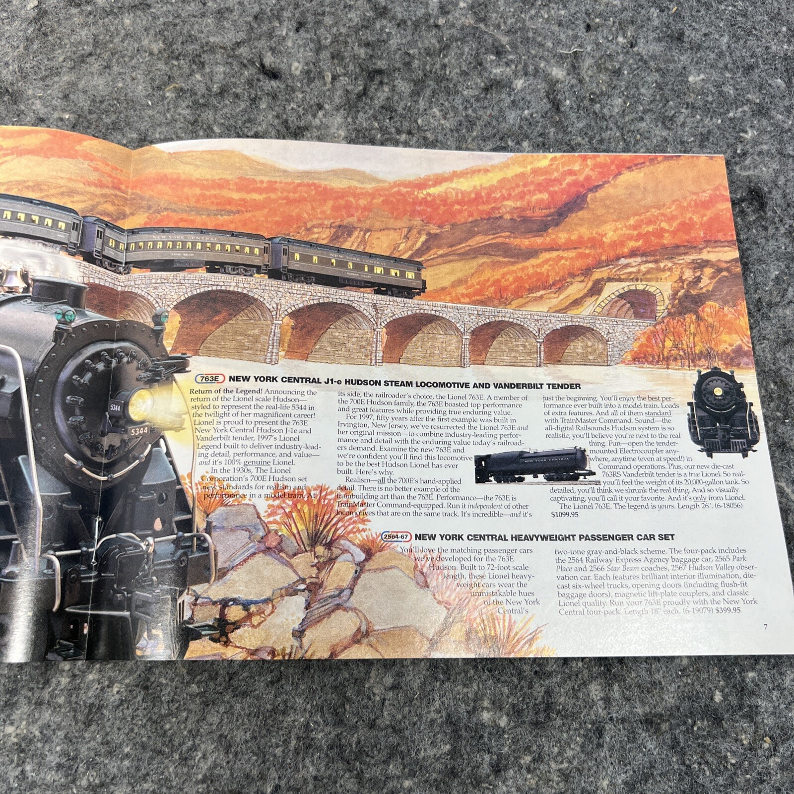1997 Lionel Heritage Trains Catalog