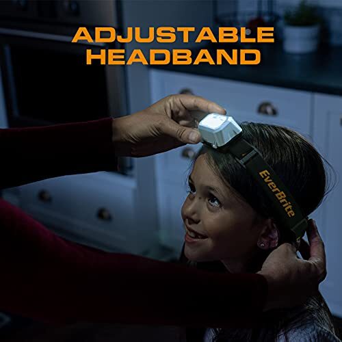 LED Headlamp, 4 Lighting Modes, Pivoting Head with Adjustable Headband, IPX4 2