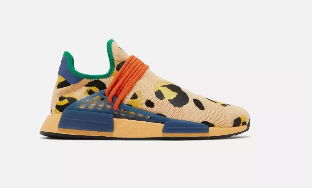 adidas x Pharrell Williams HU NMD Amber Animal Cheetah HP3221 Men's Size
