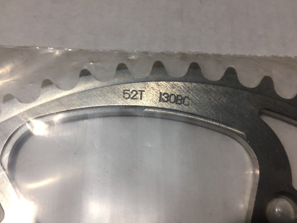 NOS REAL Chainring 52T 130 BCD