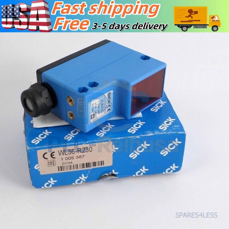 US FREE TAX SICK retro-reflective photoelectric  WL36-R230 1005387