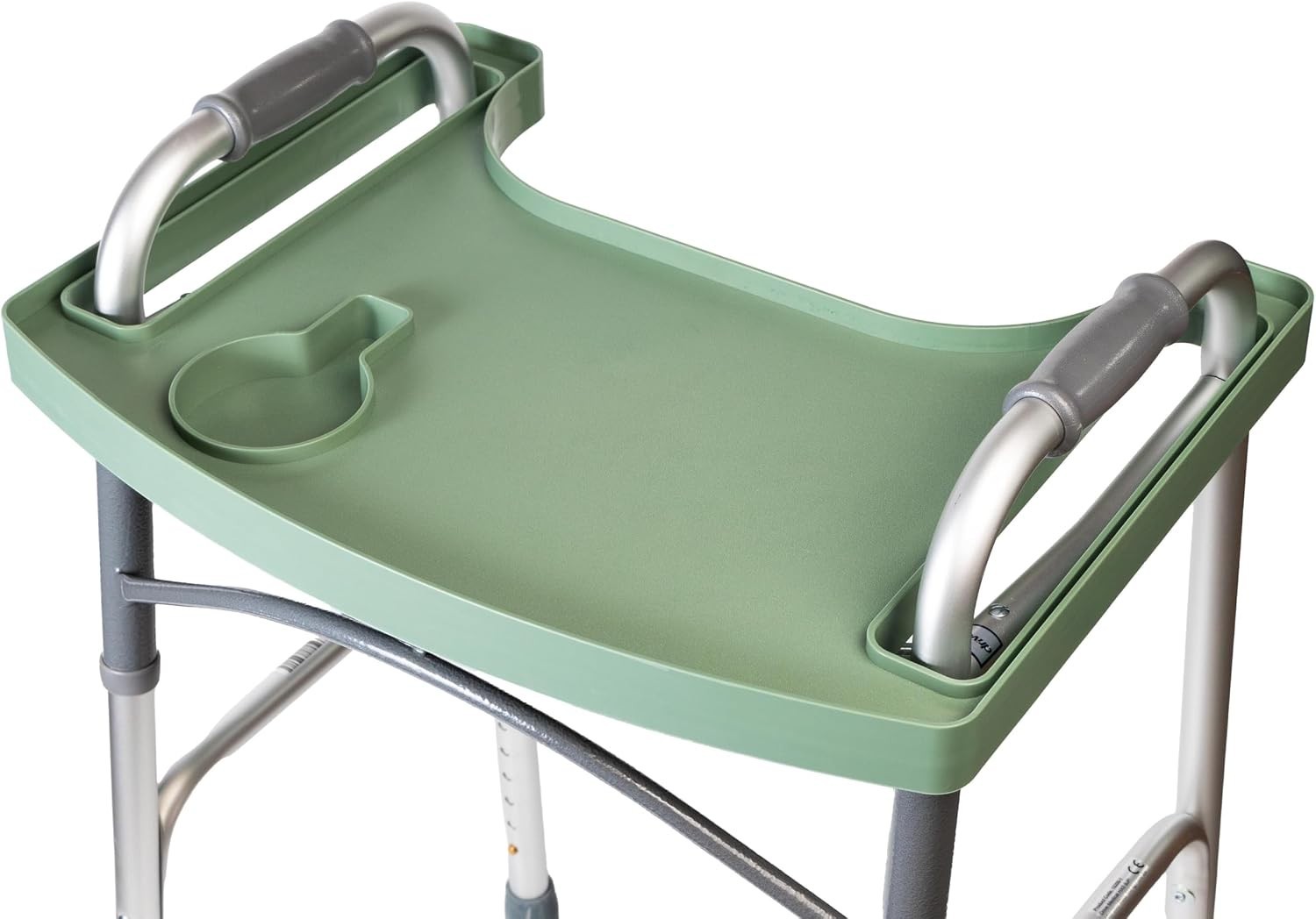 Green Walker Tray for Rolling Folding Walker, Tray Table with Cup Holder for ...