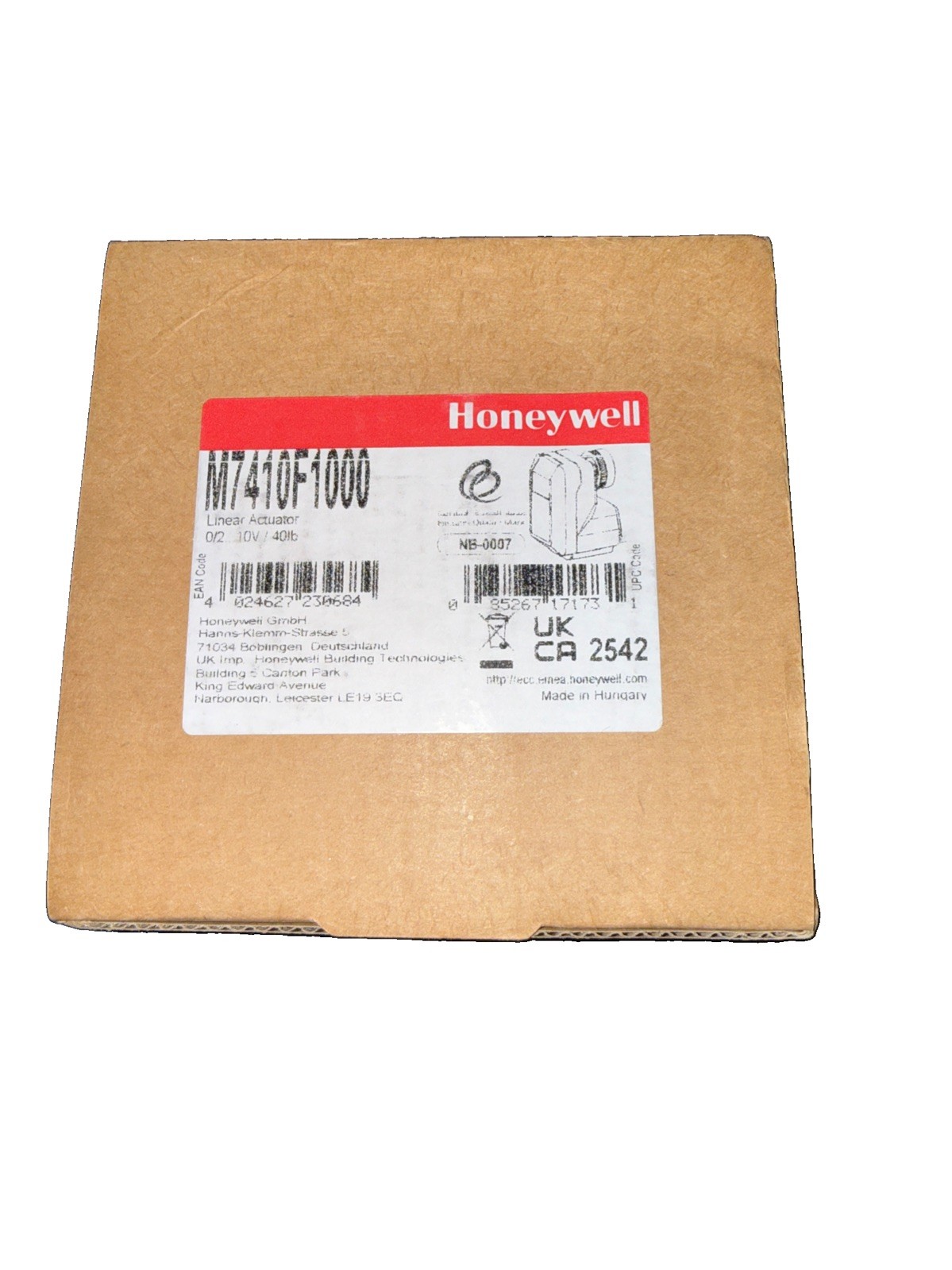 Honeywell M7410F1000 Modulating Actuator