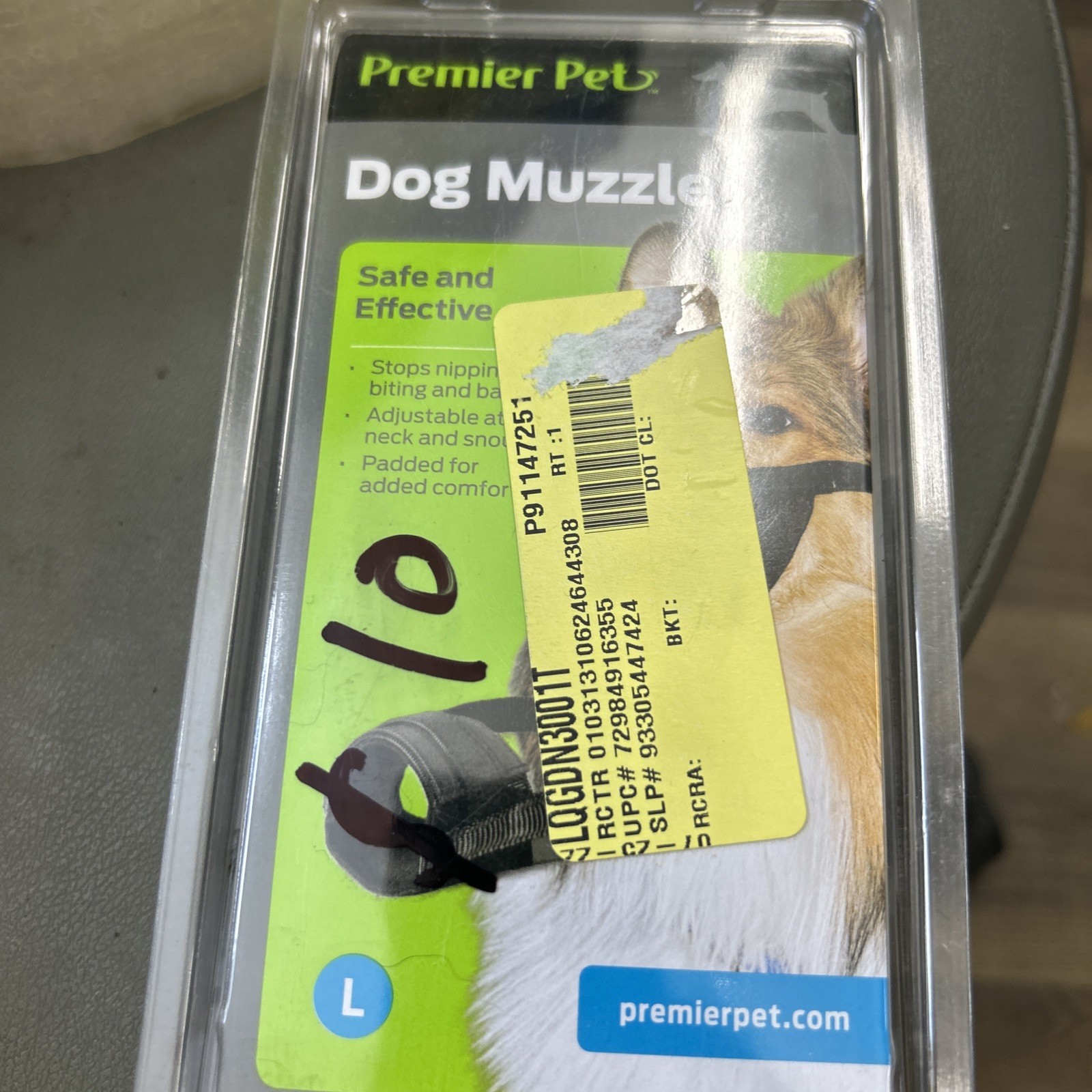 Premier Pet Dog Muzzle for Medium Dogs-Allows Panting Adjustable