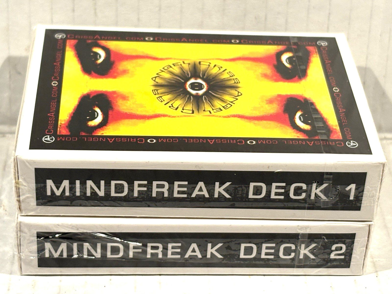 Criss Angel Mindfreak Magic Kit Replacement Playing Cards Deck 1 and 2 Sealed NW