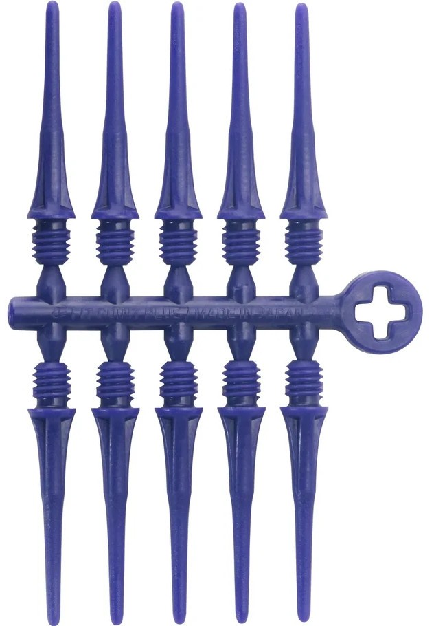 Blue FIT POINT PLUS Dart Tips 25mm: 2 Boxes of 50 Tips
