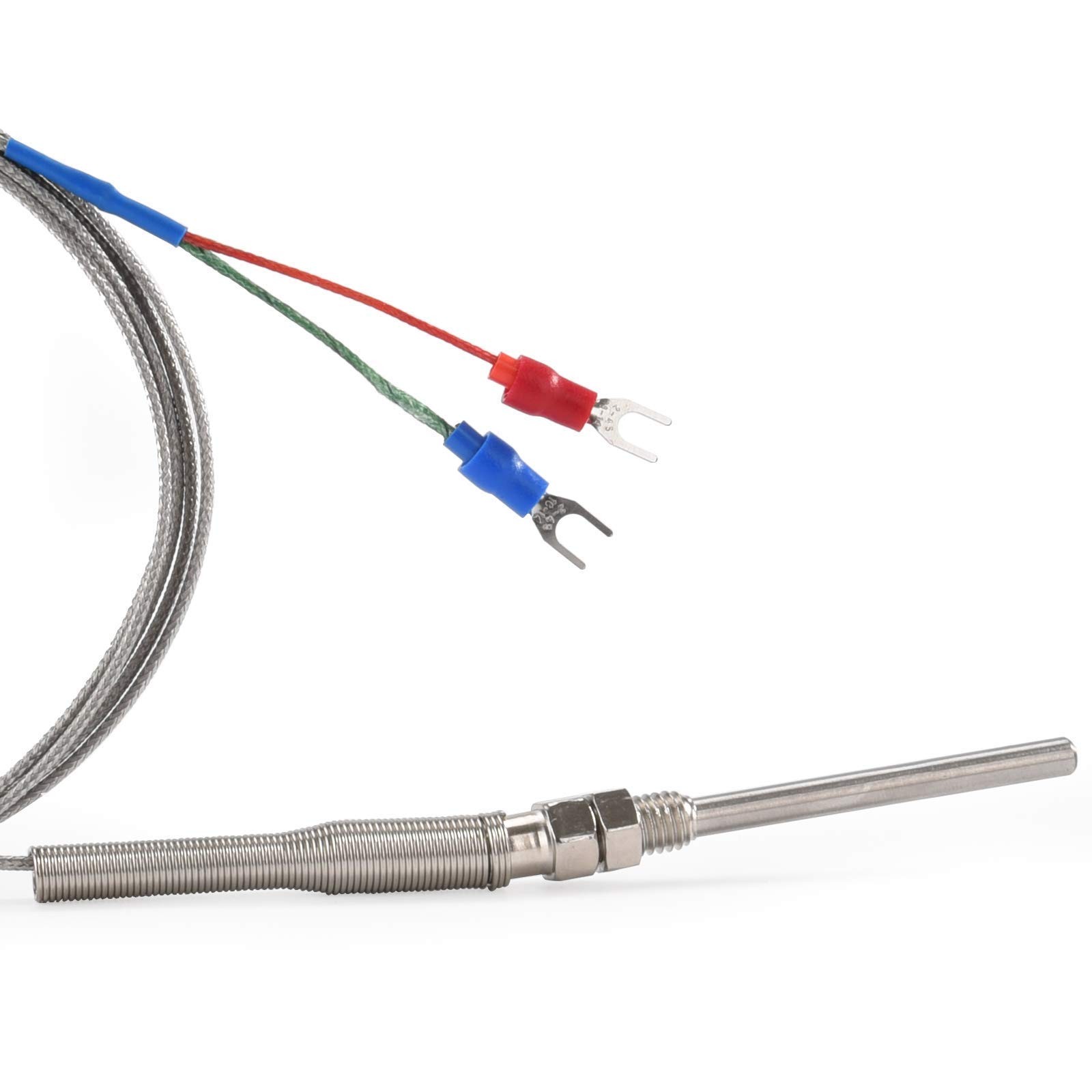 K-Type Thermocouple Temperature Sensor 0-600°C 2M Wire 50mm Probe