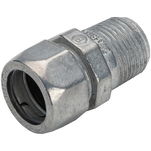 Bridgeport 250-RTNPT 1/2" Npt EMT Hub Connector - 1EA