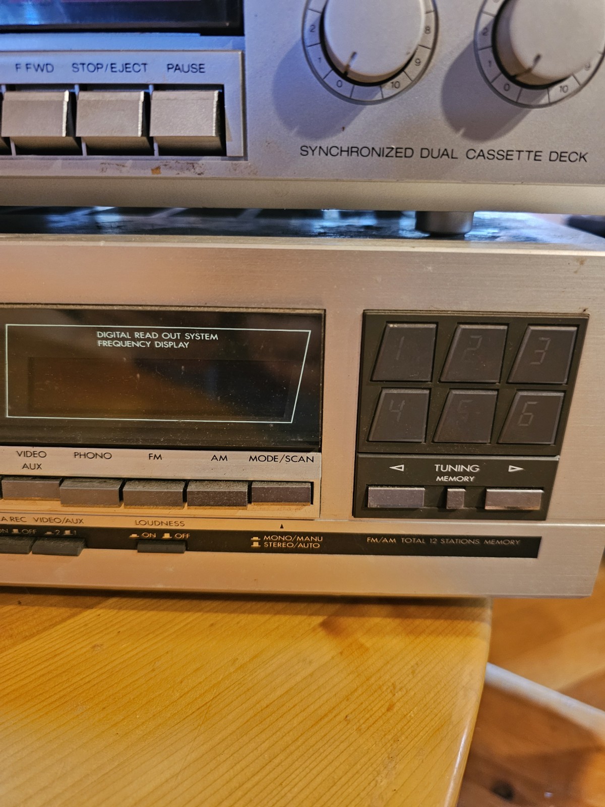 Vintage JVC RX44 Super-A Synthesizer Proformance Cassettedeck Working
