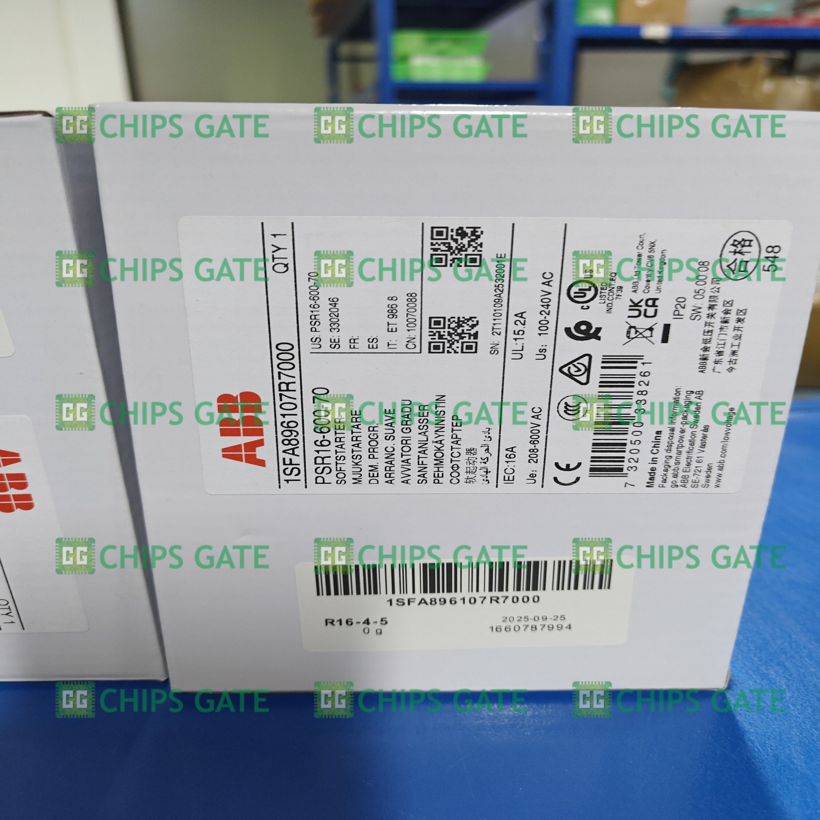 NEW In Box PSR30-600-70 1SFA896109R7000 SOFT STARTER 30A