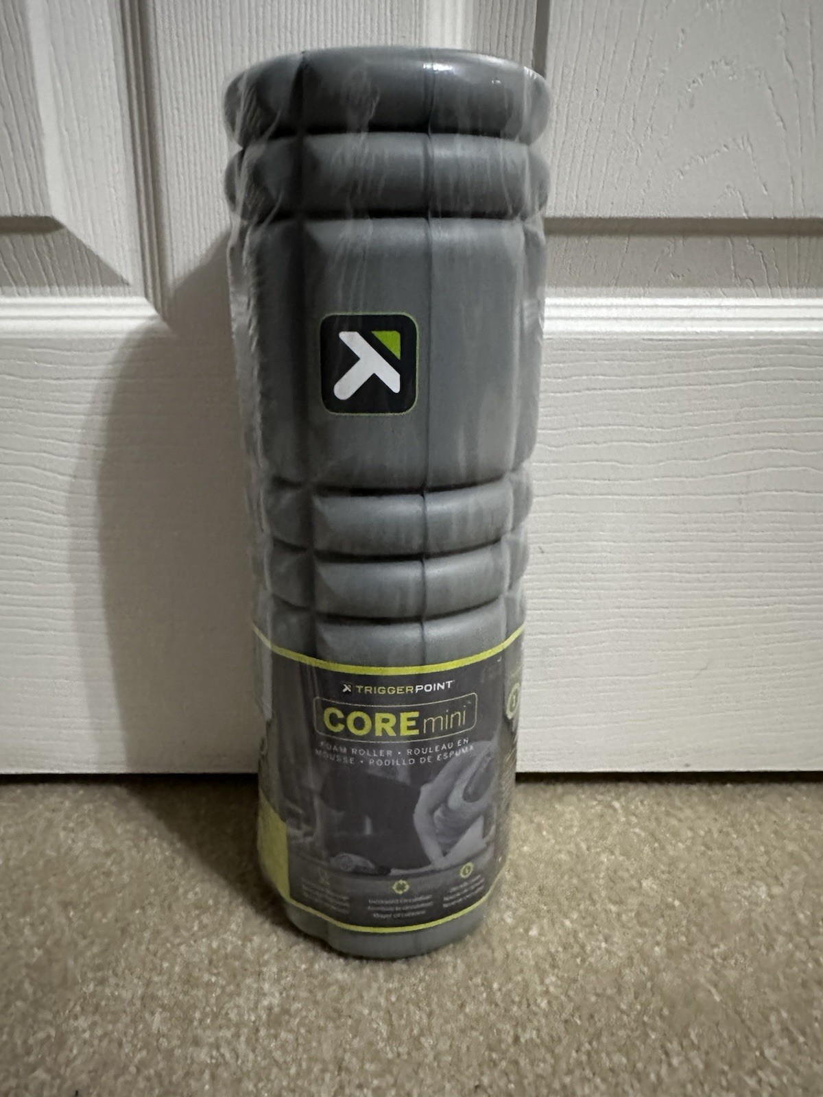 TriggerPoint 12" Solid Core Foam Roller - Gray - New & Sealed