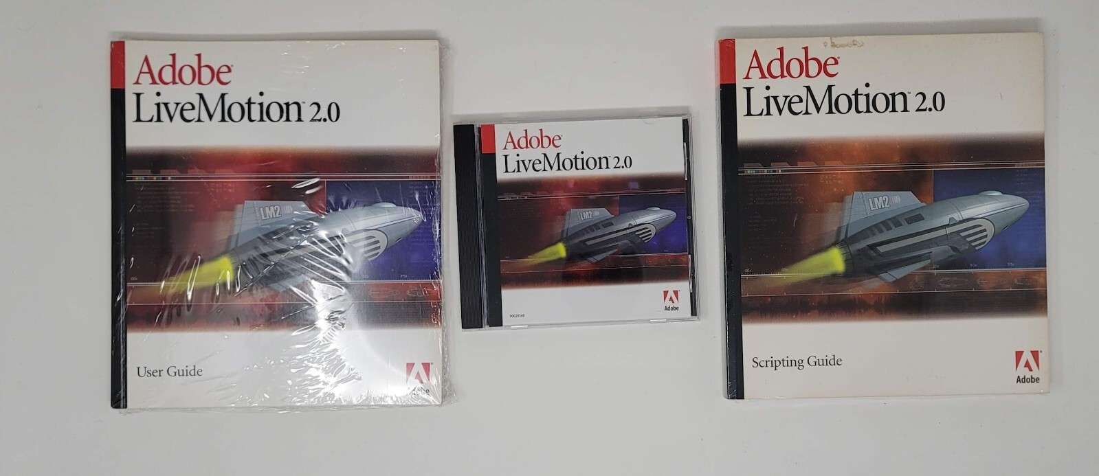 Adobe LiveMotion 2.0 Software Windows-Mac W/Serial # & User Guide & Scripting