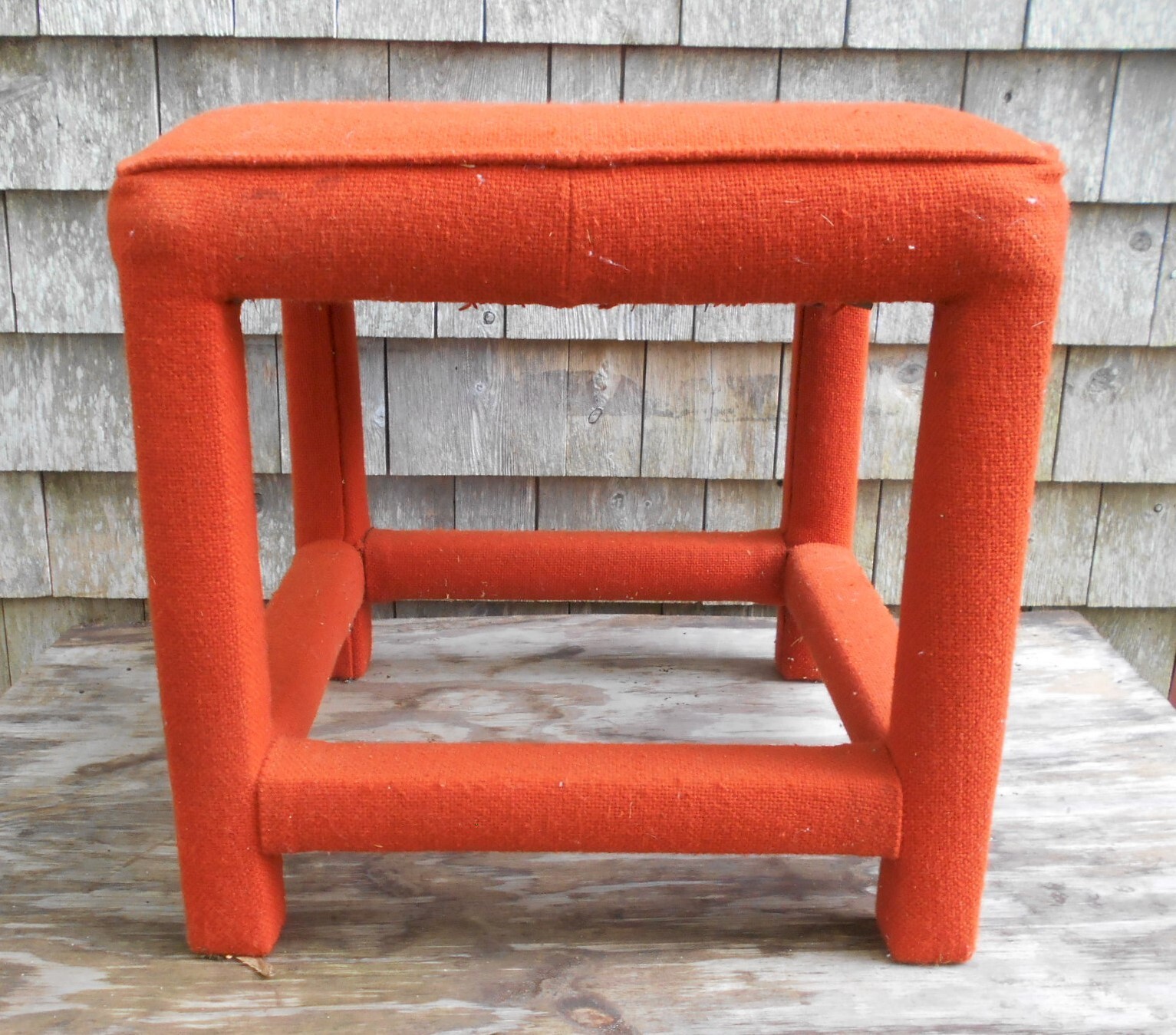 VINTAGE MID CENTURY MODERN MILO BAUGHMAN FOOTSTOOL