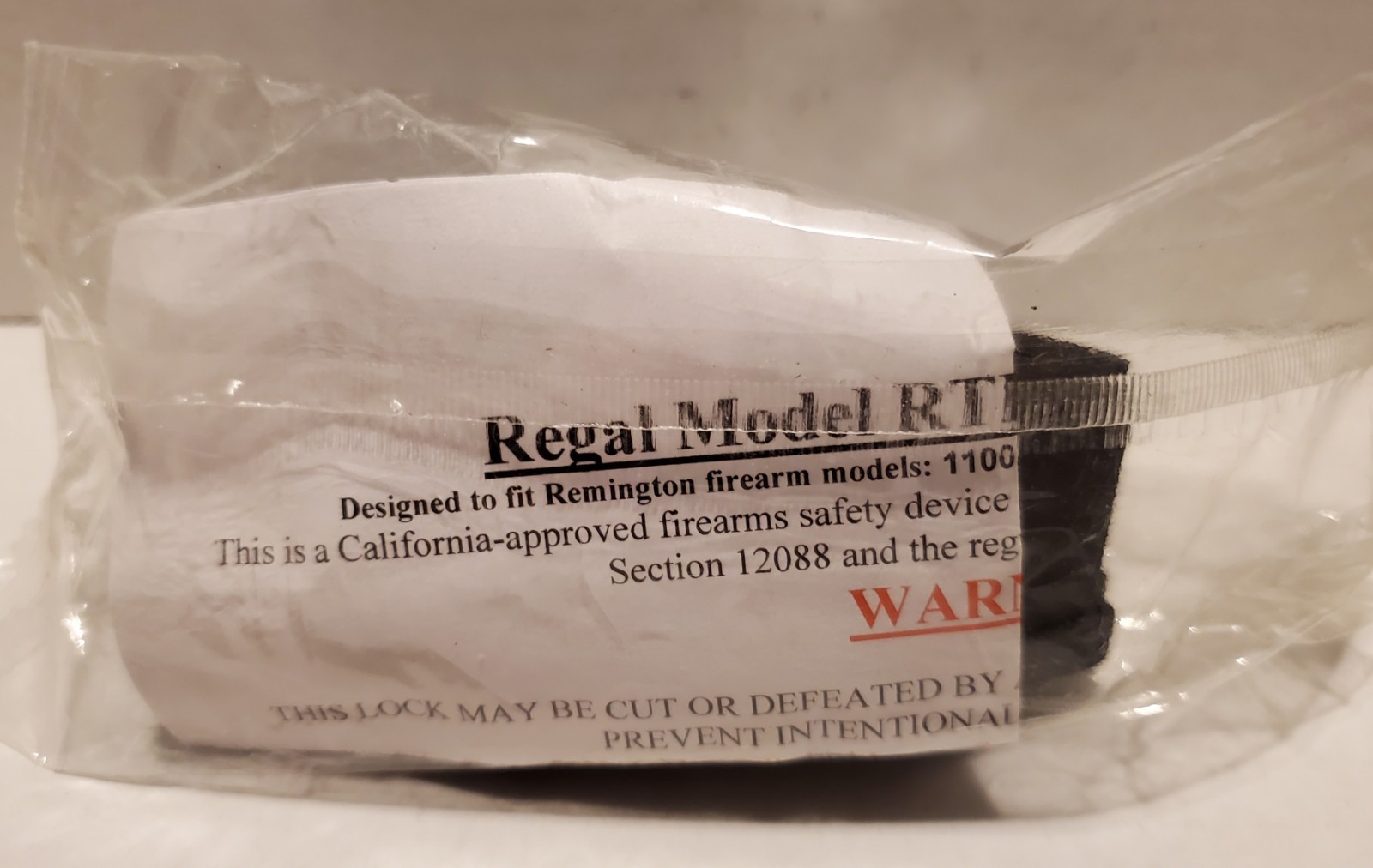 Regal Model RTL06 Trigger Lock For Remington Firearm 1100 1187 870 552 572 7400