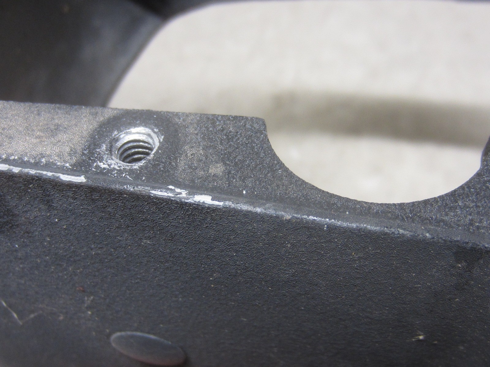 Harley '88 FLT dash panel support, 67795-85A, black, nice shape, #4462