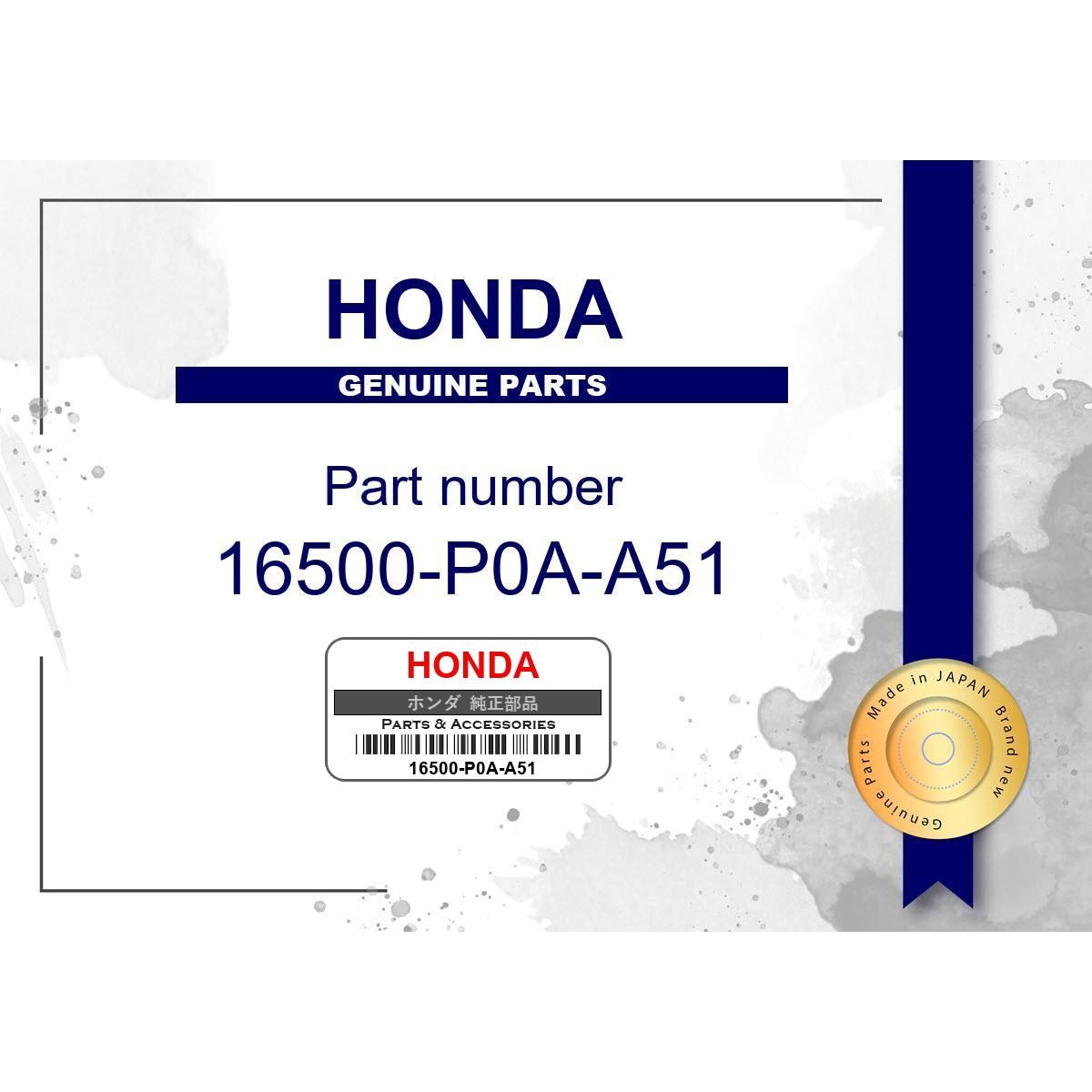Genuine Honda Valve - Multiple Part Numbers [Set 16500]