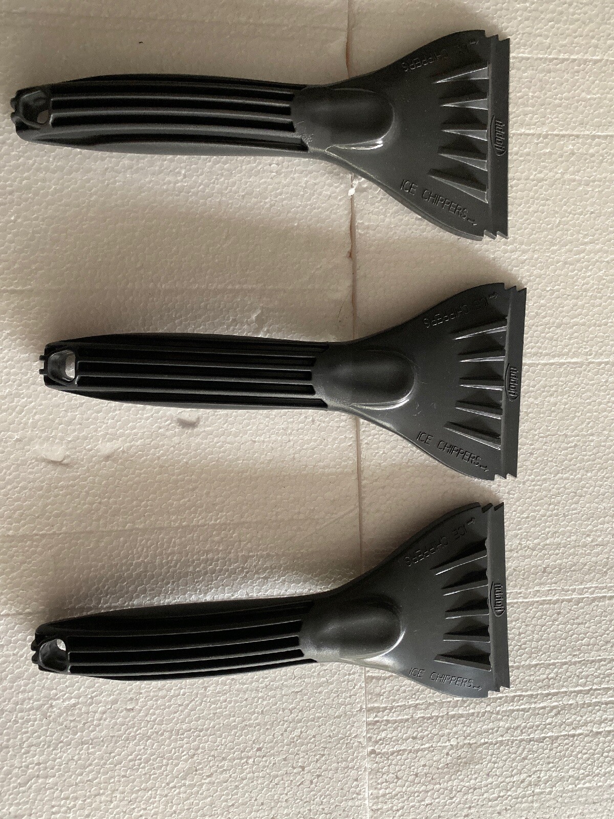 (3) Hopkins Hoppy 10" Ice Ripper Ice Scrappers w/ Chipper Edges A300