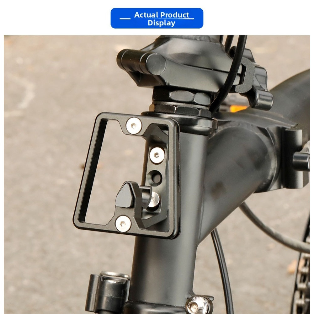 Aluminum Front Rack Mount for Folding Bikes 3 Hole Mount M5 M6 Options