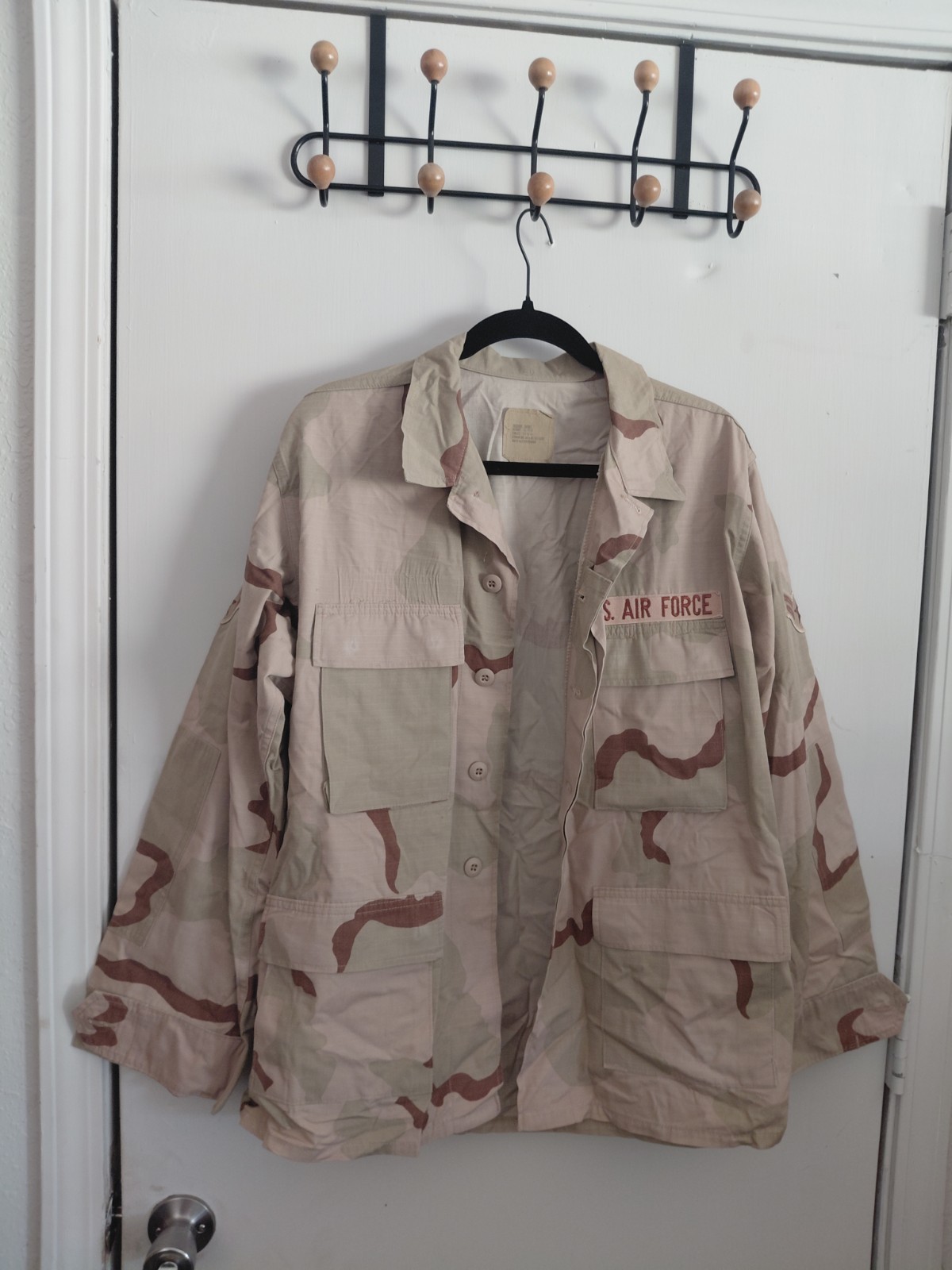 US Military Air Force Mens Jacket Small Desert Camo BDU Combat