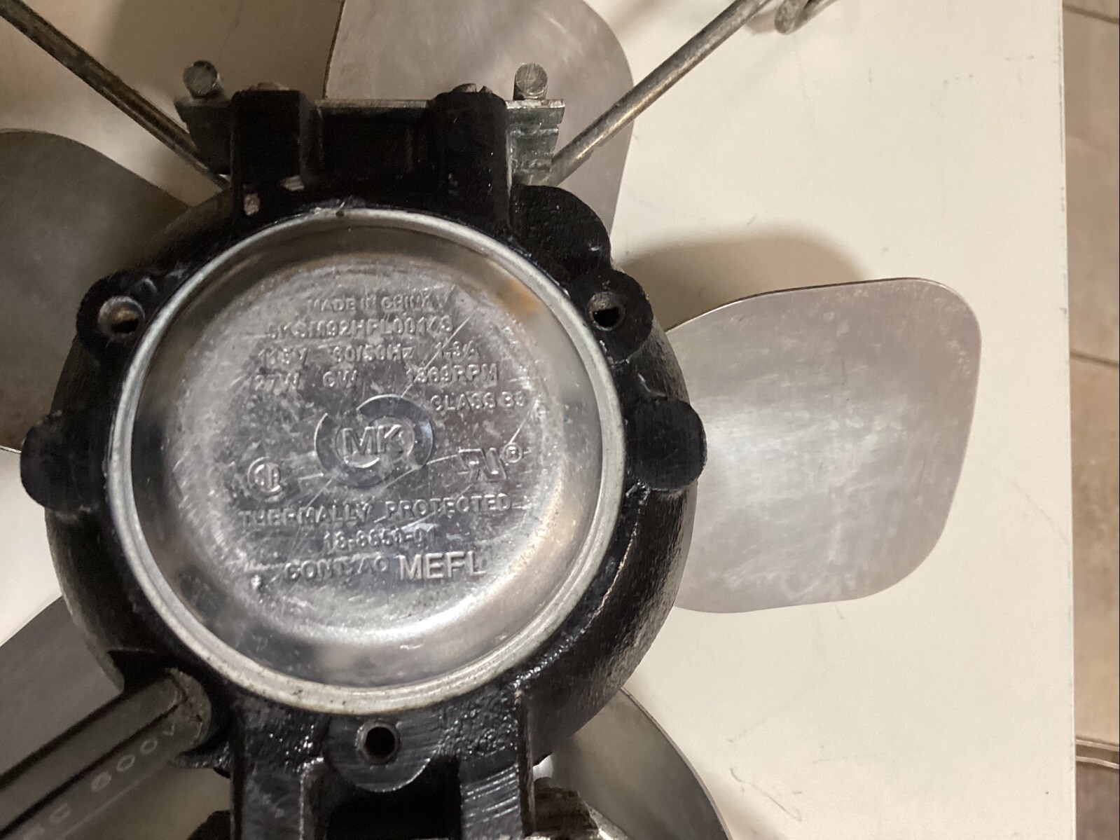Scotsman Fan Motor 18-8850-01 And Fan 18-8859-01 For MDT5N25A