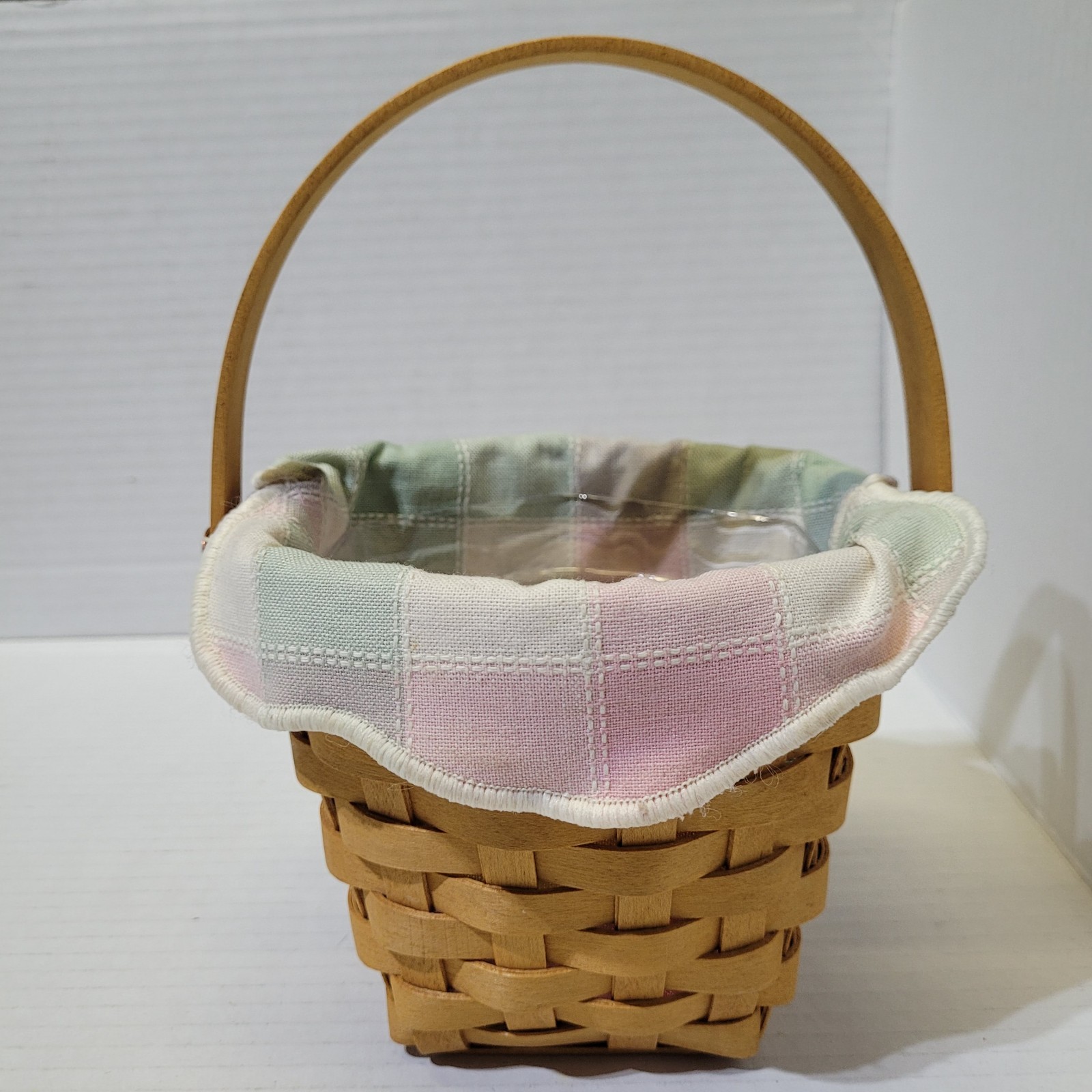 Longaberger Teacher Basket Square 2000, Liners - 5x4.5in