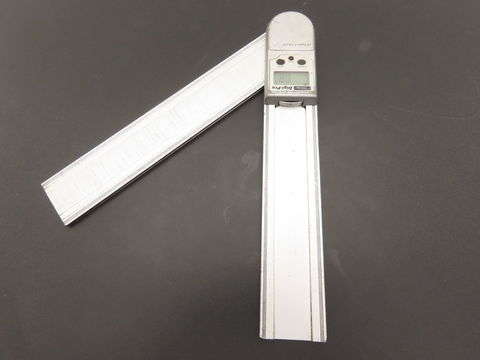 Fowler 74-440-775-1 Digi-Pro 12" Electronic Angle Protractor 0-360° Range
