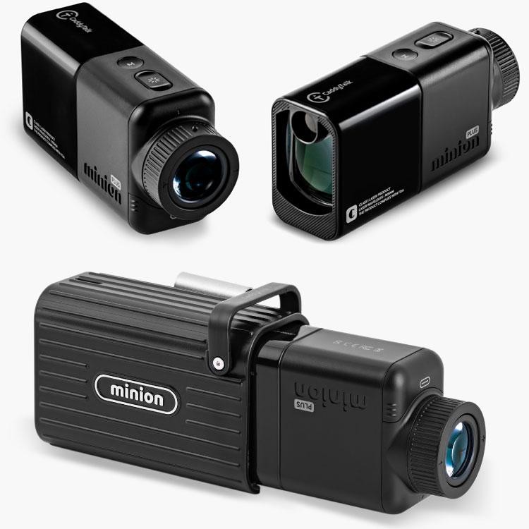 GOLFZON CaddyTalk Minion PLUS Black Golf Rangefinder 2025 w/ Caddy Mode