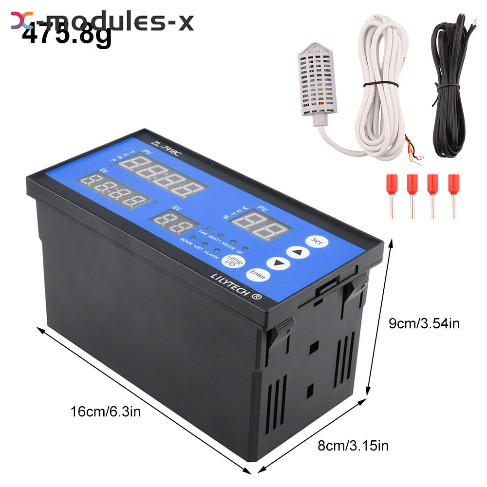 ZL-7918C Digital Temperature Humidity Controller Incubator Controller AC100~240V