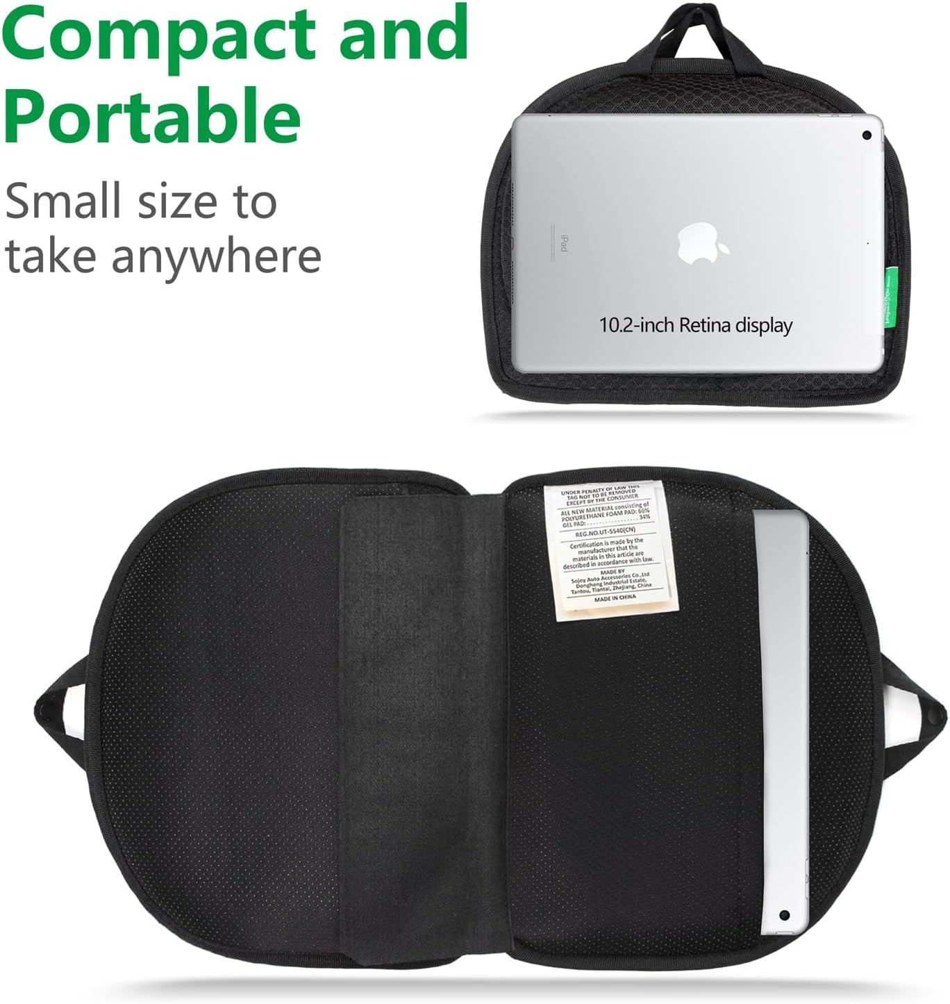 Small Travel Seat Cushion,Gel Memory Foam Seat Cushion,Supportive Butt Pillow