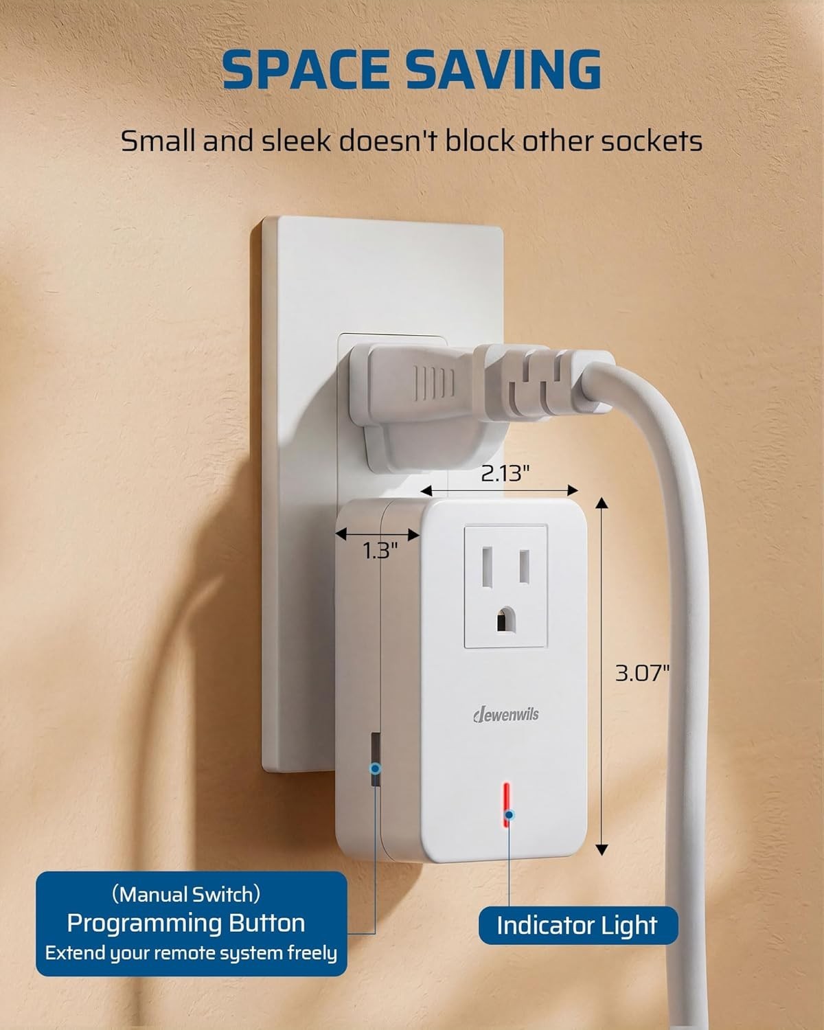 Wireless Remote Control Wall Switch - Effortless Power for Home Appliances