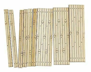 Blair Line 133 HO Scale One Lane Wood Grade Crossing Kit - pkg(2)