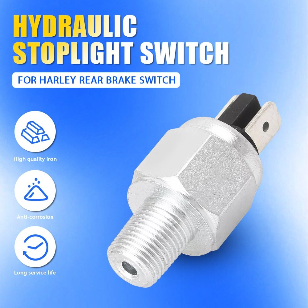 Hydraulic Brake Stop Light Switch Cable Fit Harley-Davidson Replacement Rear J