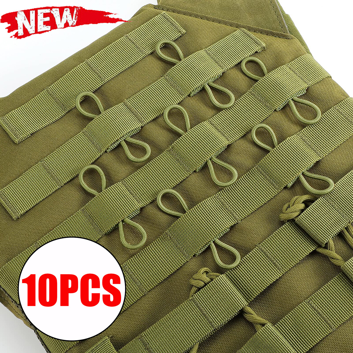 Tactical Molle System Backpack Attachment PTT Retainer Antenna Binding Buckle US