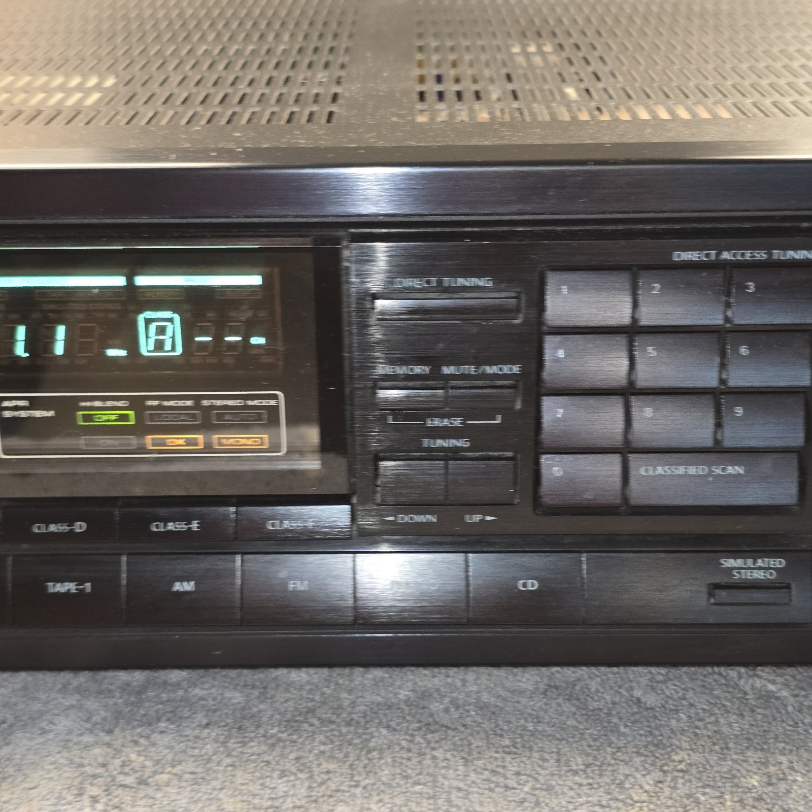 Onkyo TX-844 Quartz Synthesized Tuner Amplifier Tested No Remote 90s