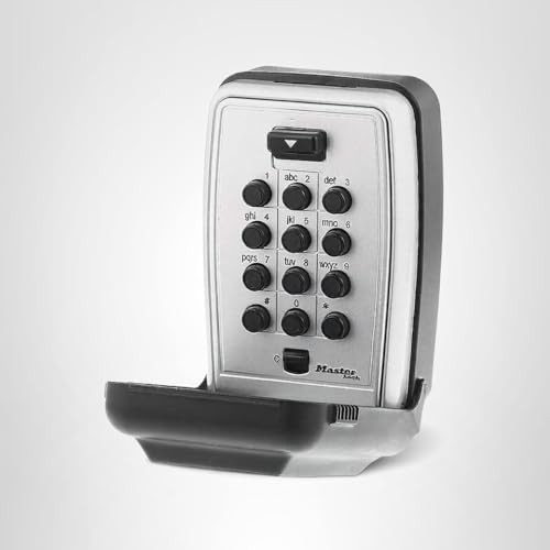 Master Lock Wall Mount Key Lock Push Button For House Keys Outdoor Safe