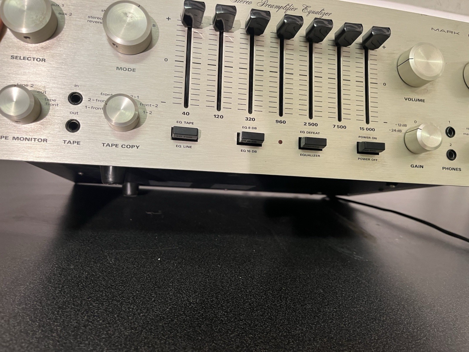 SAE Mark 1B Vintage Preamplifier Equalizer - Powers On Untested