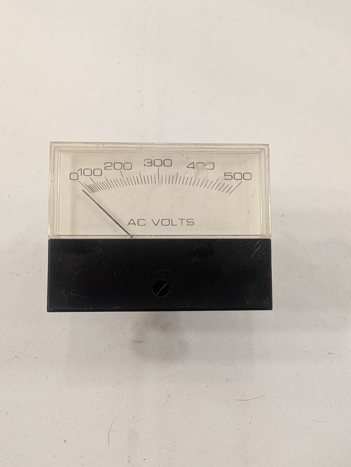AC Volts Panel Meter, Range 0-500, 800 V Max