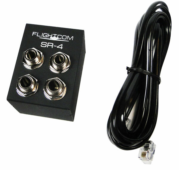 SR-4 Expansion Module for IISX Aircraft Intercom, by Flightcom
