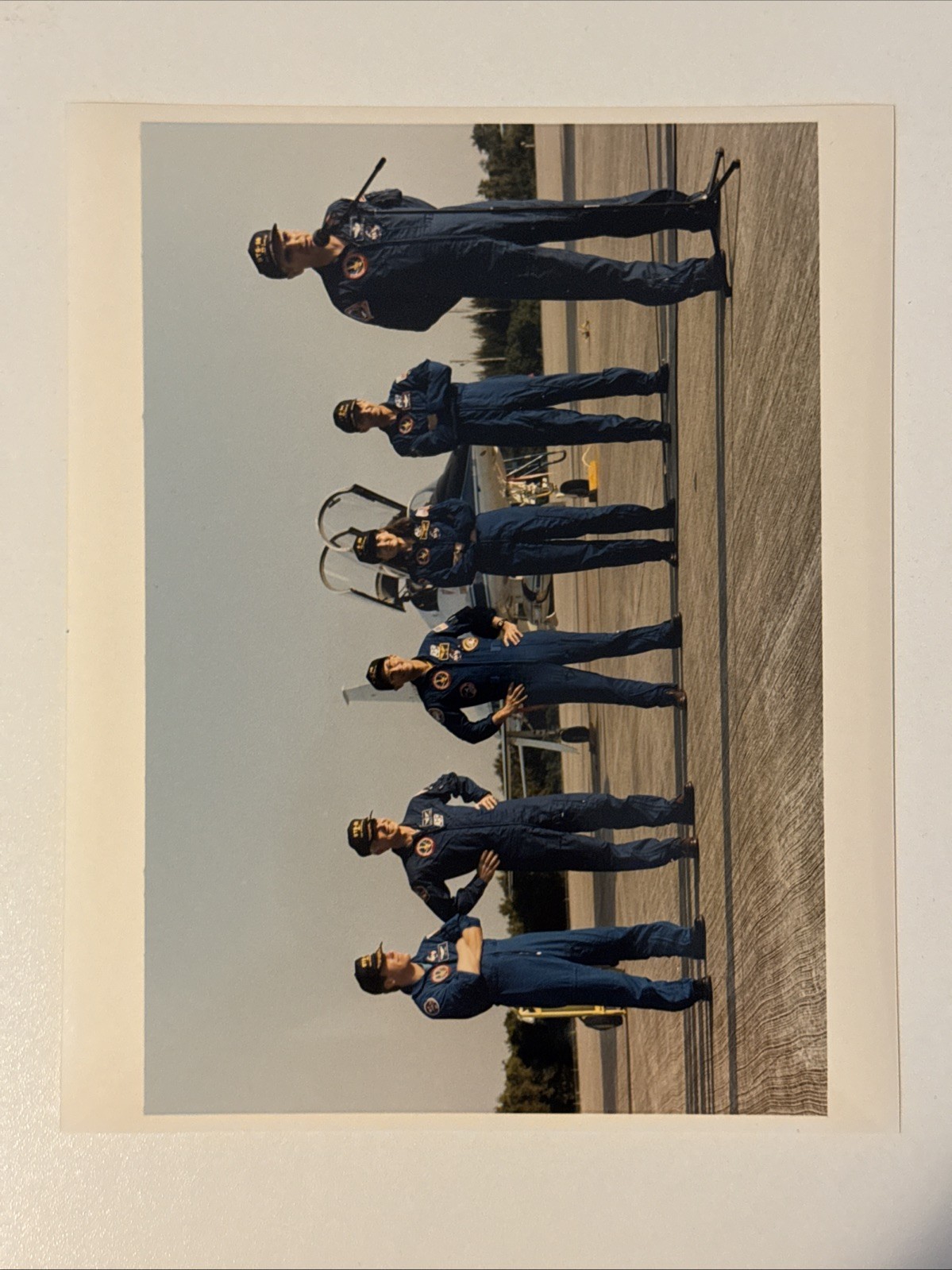 NASA STS 59 Crew Addresses News Media After Arriving to KSC Press Photo