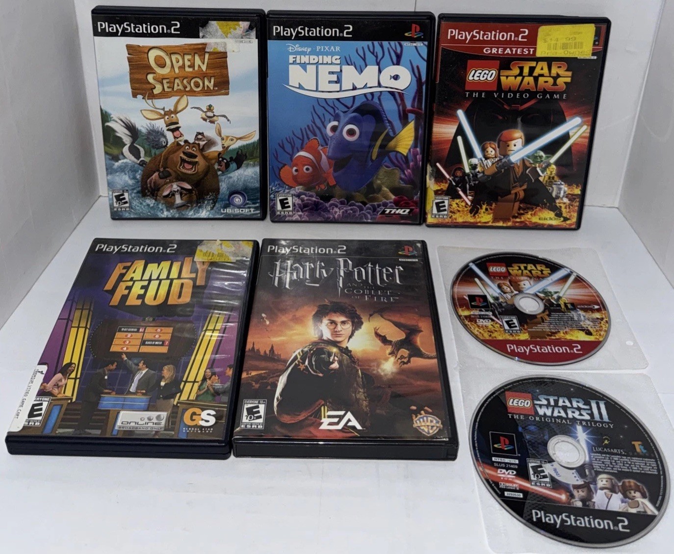 6x Family Friendly Game Set Sony PS2 Some w/ Manuals Tested Works Read