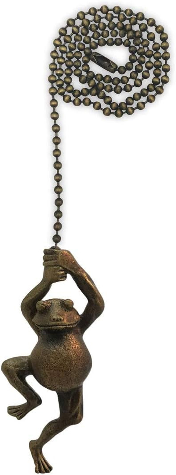 Swinging Frog Fan Pull Chain (Antique Brass Single)