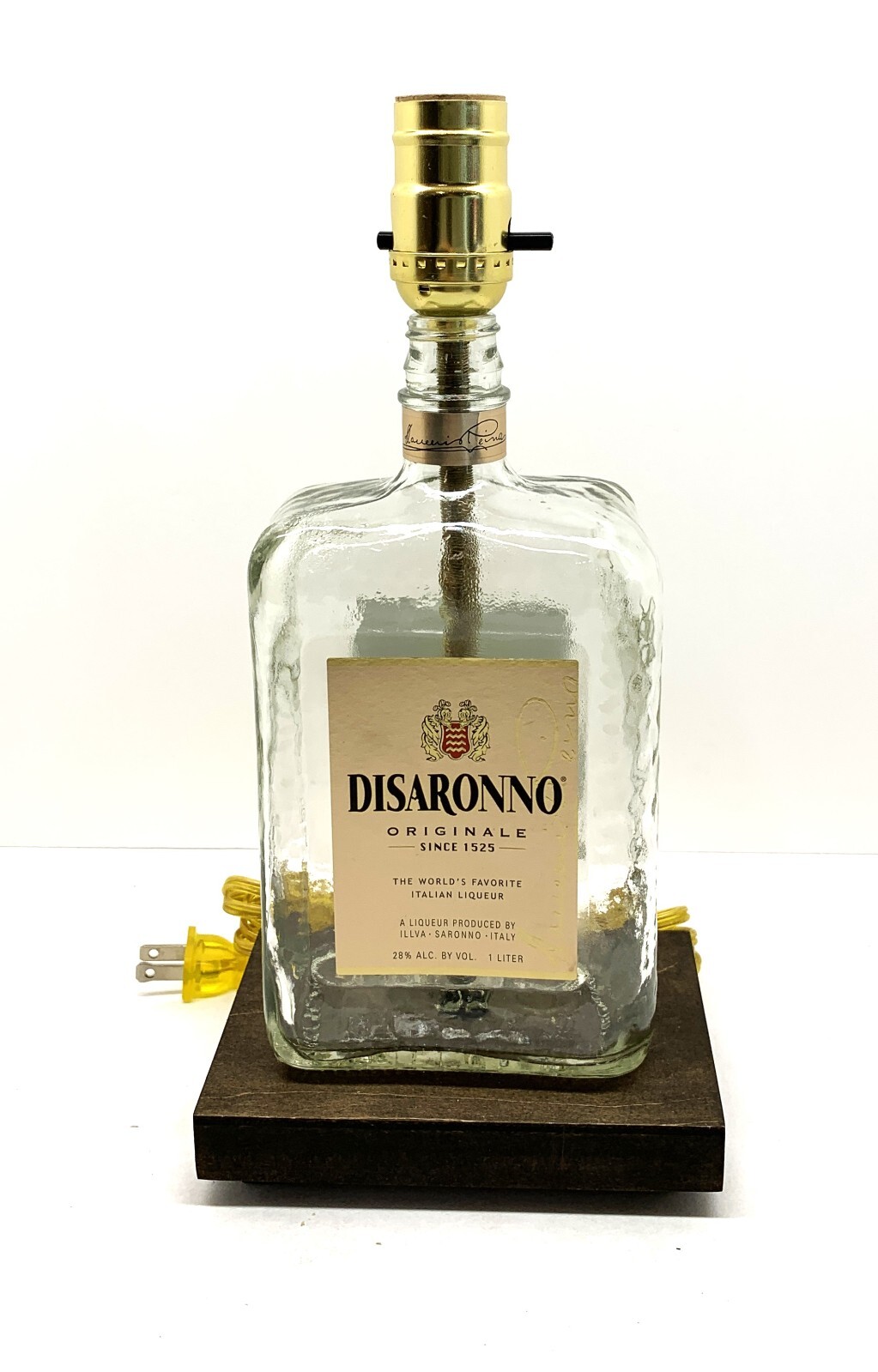 Disaronno Table Desk LAMP Bar Lounge Game Room Liquor Bottle Party Light Lamp